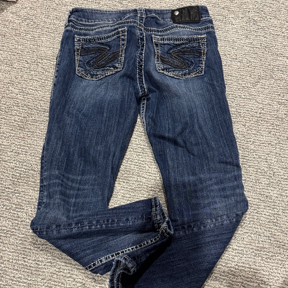 Silver capris - image 1